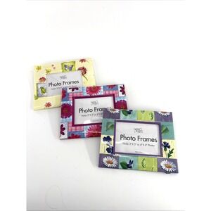 Martin Designs Photo Frames Lot of 3 Garden Floral Theme Christmas Gift